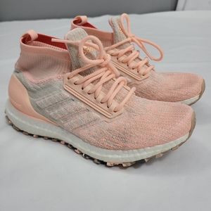 ADIDAS ULTRABOOST ALL TERRAIN F36128 CLEAR ORANGE WOMEN'S RUNNING SHOES SIZE 6.5